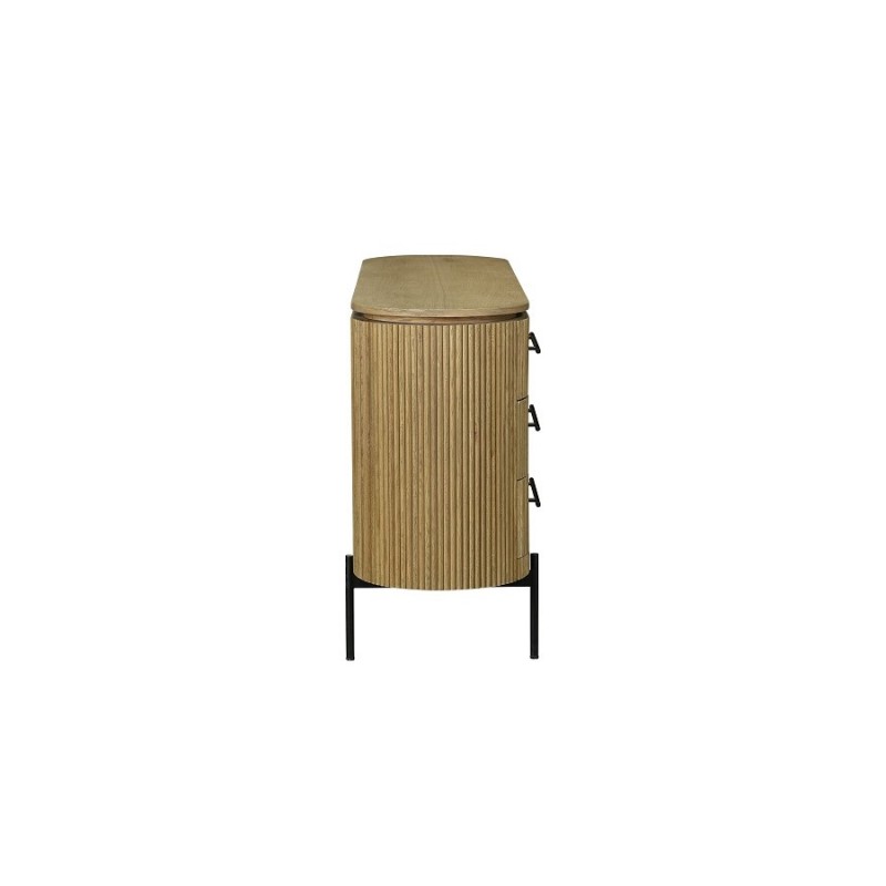 CHEST OF 6 DRAWERS BEIGE OAK 160 - CABINETS, SHELVES